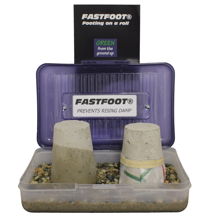 Fastfoot rising damp countertop display
