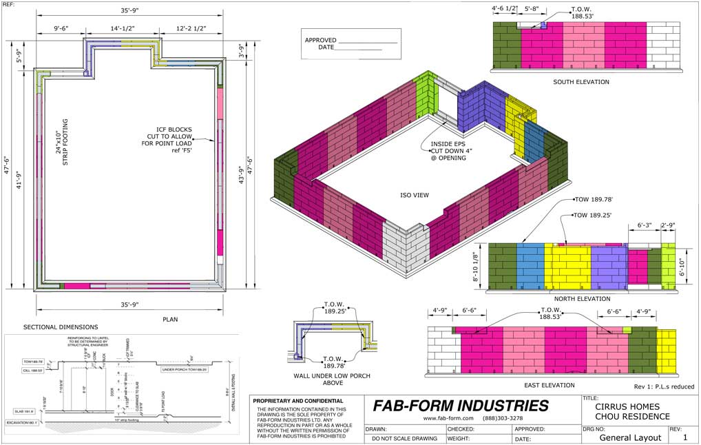 Layout drawing